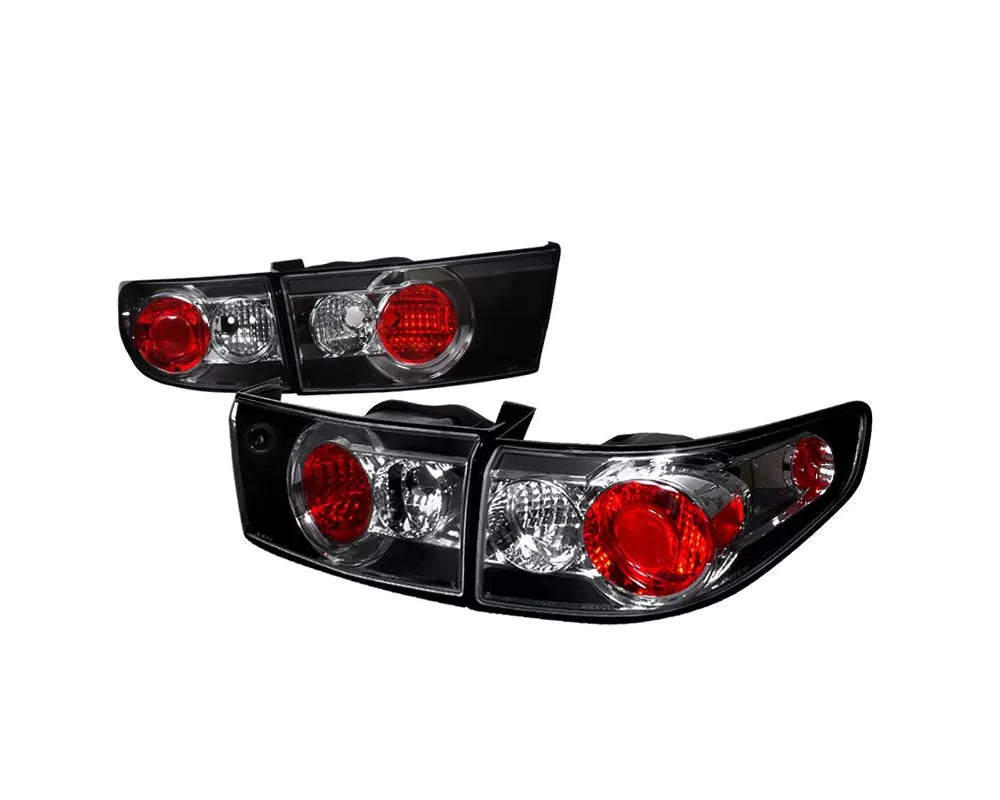 Spec-D Taillights (Matte Black Housing/Clear Lens (03-05 Honda Accord | FWD)