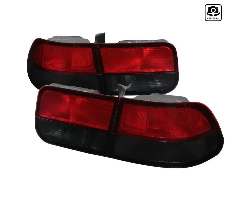 Red Smoked Lens 96-00 Honda Civic