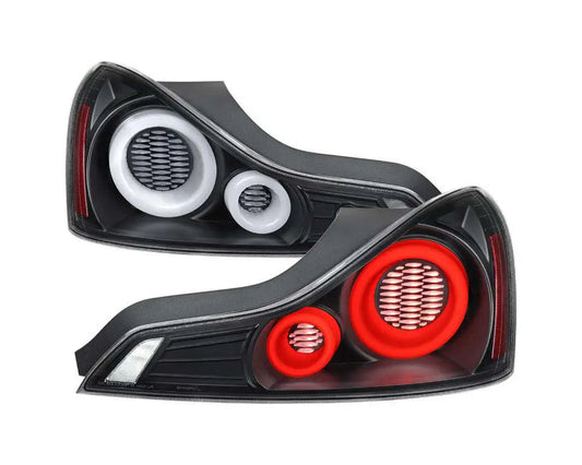 Spec-D LED Taillights W/ Switchback Sequential Turn Signals (Matte Black Housing / Clear Lens (08-15 INFINITI G37/Q60 | AWD/RWD)
