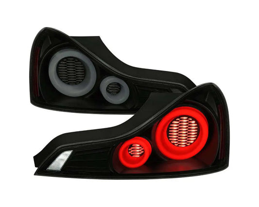 Spec-D LED Taillights W/ Switchback Sequential Turn Signals Black Housing / Smoked Lens (08-15 INFINITI G37/Q60
