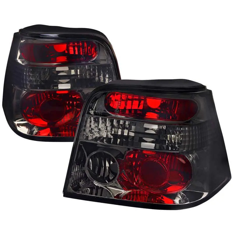 Spec-D Taillights (Chrome Housing/Smoked Lens (99-06 Volkswagen GTI/Golf/R32 | AWD/FWD)