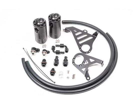 Radium Engineering Fluid Lock Dual Catch Can Kit Ford Focus Rs 2016-2018