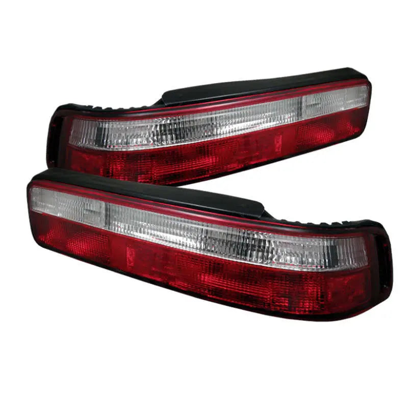 Spyder Euro Style Tail Lights (Red Clear) | 90-93 Acura Integra | 2 Door