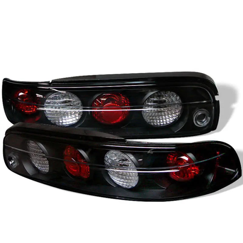 Spyder Euro Style Tail Lights (Black) | 95-00 Lexus SC300/SC400