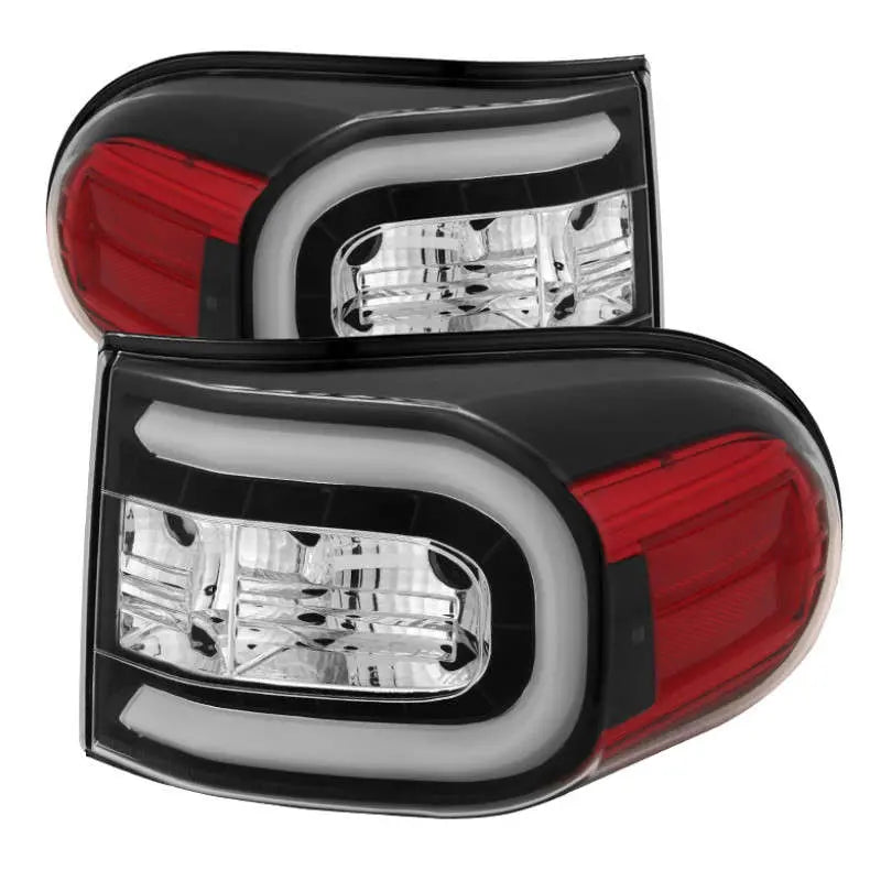 Spyder Light Bar LED Tail Lights (Black) | 07-13 Toyota FJ Cruiser