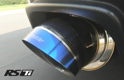GReddy Burnt Titanium Turndown Tip 115mm Diameter 170mm Length (for Revolution RS / RS-TI / RS-Race)