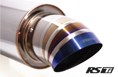 GReddy Burnt Titanium Turndown Tip 115mm Diameter 170mm Length (for Revolution RS / RS-TI / RS-Race)