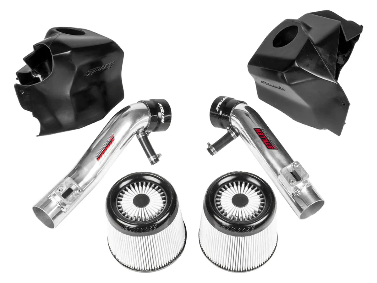 Stillen '07-'09 350Z Gen 2 Long Tube Dual Intake Kit - Dry Filter