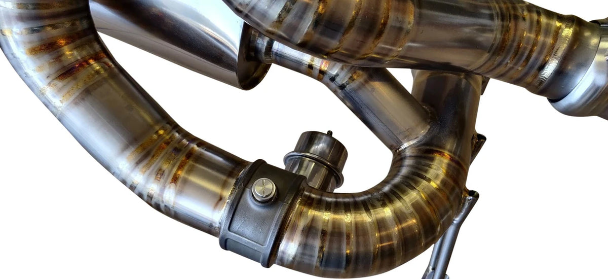 Lamborghini Huracan LP610-4 & LP580-2 2015-2020 Titanium Exhaust with valve function, Titanium upgrade exhaust tips included