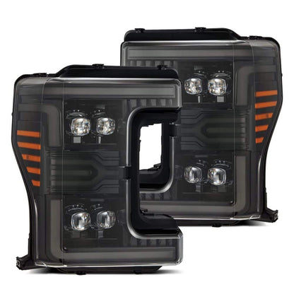 AlphaRex MKII NOVA-Series LED Projector Alpha-Black Headlights for P558 Ford Super Duty