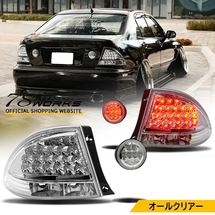 78WORKS Altezza/IS200/IS300 XE10 LED Tail Light Unit - Full Clear
