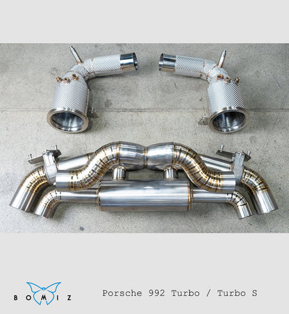 Porsche 992 Turbo/Turbo S Titanium Valved Catback
