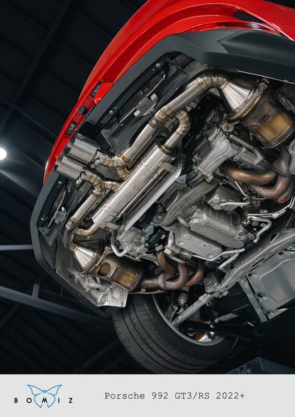 Porsche 992 GT3 GT3RS Full Titanium Valved Catback Exhaust