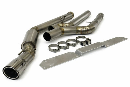 Top Speed Pro1 3.5” Single Side Catback Exhaust System 100% Full Titanium | BMW G42 M240i / M240i xDrive (2022–2026)