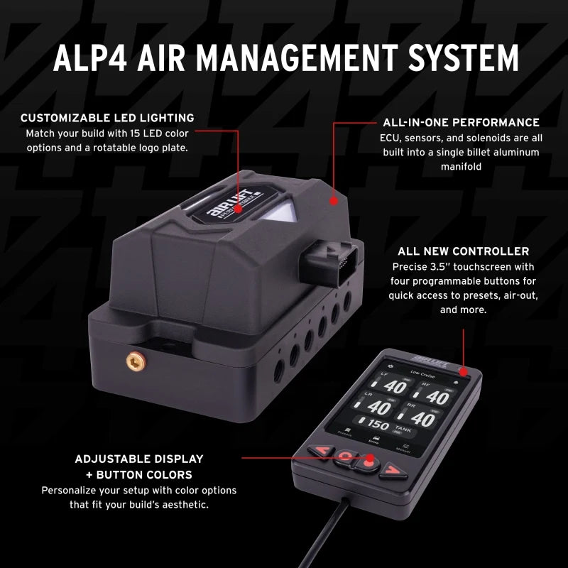 Air Lift ALP4 Upgrade Kit 3/8in Airline (No Tank/Compressor)