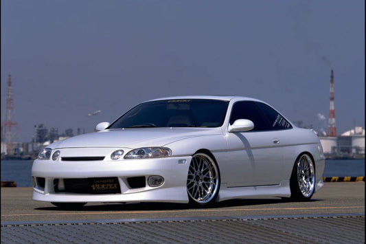 Vertex Aero Kit (Front Bumper, Side Skirts, Rear Lip, Right Exhaust Exit) for 1991-1996 Toyota JZZ30 Soarer/Lexus SC