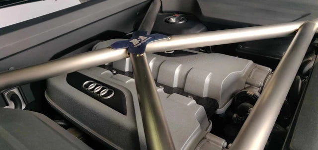 Titanium Engine crossmember brace for Lamborghini Huracan all models 2015-2024 / Audi R8 Gen 2 2017-2023