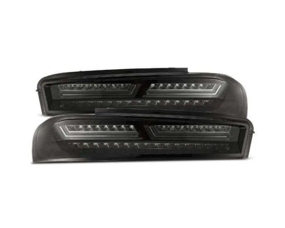 PRO-Series Taillights (Jet Black) AlphaRex USA (16-18 Chevrolet Camaro | RWD)