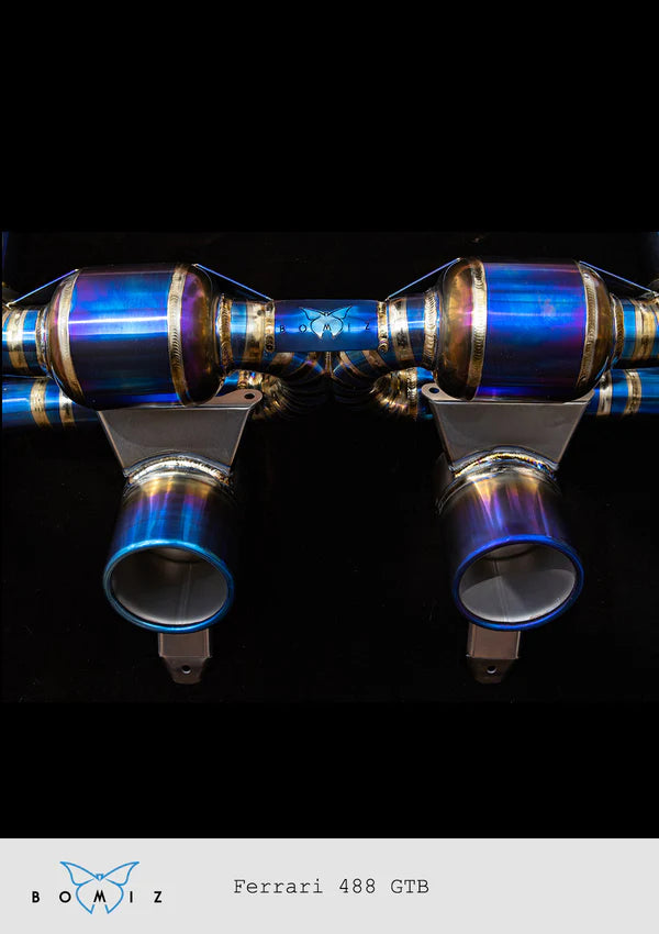 Ferrari 488 GTB Spider Full Titanium Catback Exhaust
