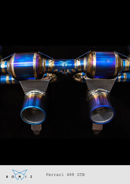 Ferrari 488 GTB Spider Full Titanium Catback Exhaust