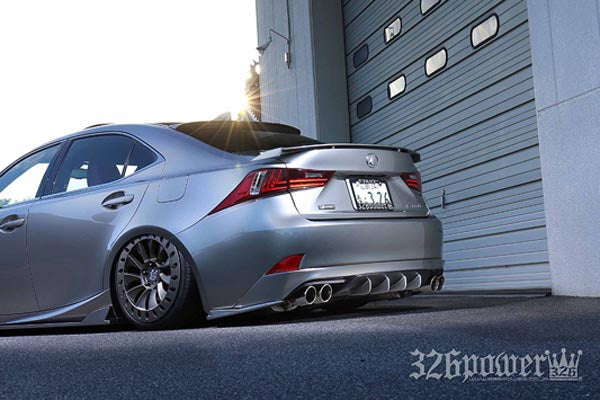 326 Power 3D Star 3P Aero Set (FRP) for Lexus IS350 F Sport (GSE3#) 2014-2016