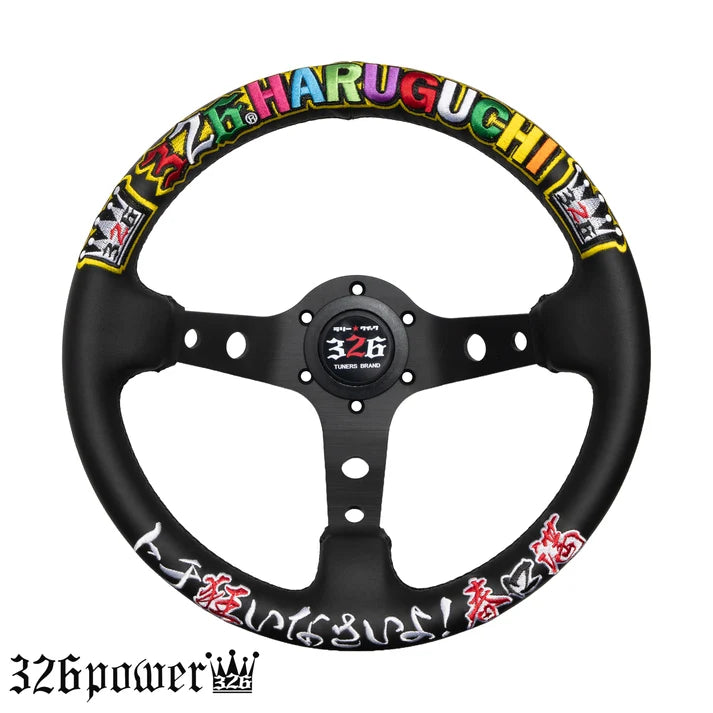 326POWER Rally Quick Steering Wheel MITSURU HARUGUCHI Model