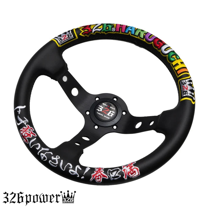 326POWER Rally Quick Steering Wheel MITSURU HARUGUCHI Model