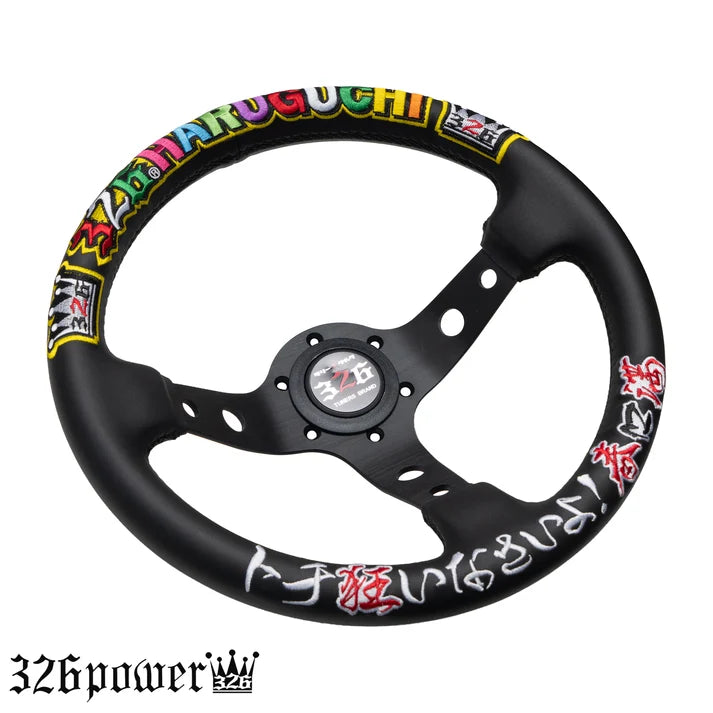 326POWER Rally Quick Steering Wheel MITSURU HARUGUCHI Model
