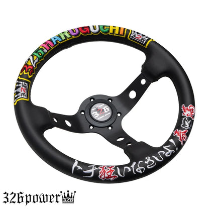 326POWER Rally Quick Steering Wheel MITSURU HARUGUCHI Model