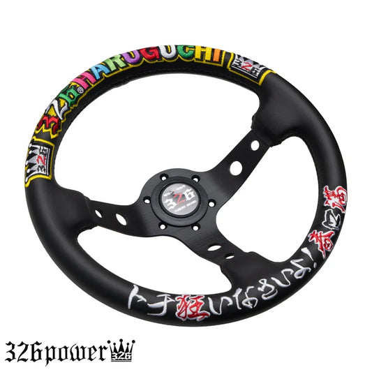 326POWER Rally Quick Steering Wheel MITSURU HARUGUCHI Model