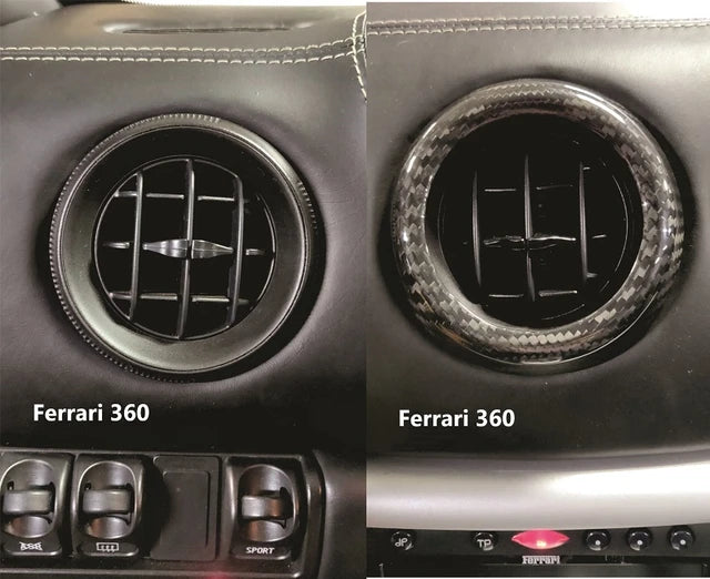 Ferrari California, California T, 599 GTB GTO, 360 Modena, F430 AC A/C VENT COVER KITS $189.99 to $239.99