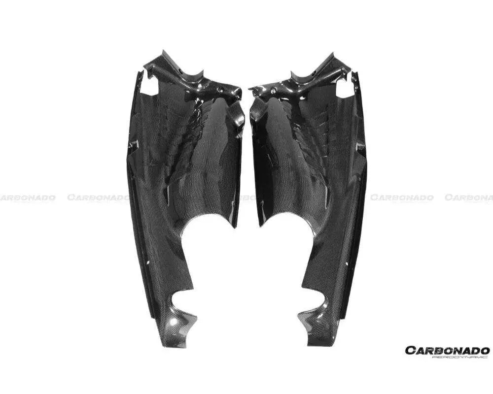 Carbonado 1X1DRYCF Engine Bay Panels w/ Heat Protection Ferrari 488 GTB | Pista | F8 2015-2023