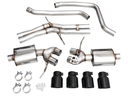 AWE Tuning 19-21 Porsche Macan 3.0T/2.9TT Touring Edition Cat-Back Exhaust w/ Diamond Black Tips