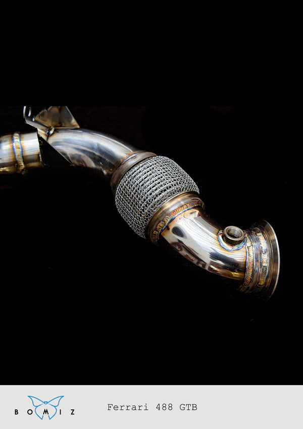 Ferrari 488 GTB Spider Downpipes