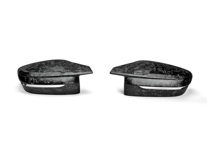 Akrapovic BMW M2 Coupe (G87) Chopped Carbon Fiber Mirror Cap Set - Matte