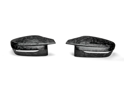 Akrapovic BMW M2 Coupe (G87) Chopped Carbon Fiber Mirror Cap Set - Matte