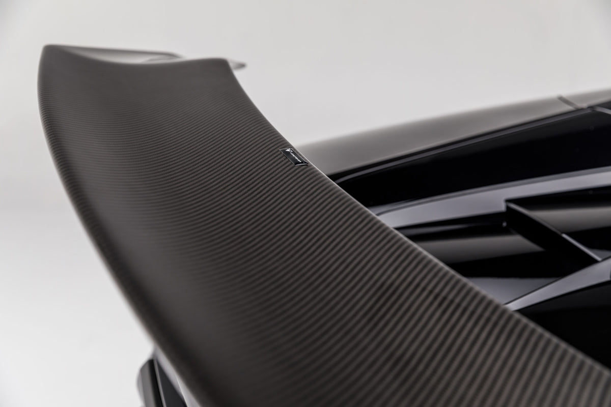 Vorsteiner Mondiale Edizione Carbon Fiber Aero Wing Blade w/ Aluminum Uprights – Lamborghini Huracan