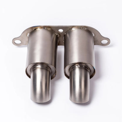 JCR Titanium Silenced Exhaust Tips for 997 / 991 / 992 Porsche 911 GT3-Based Models (with JCR exhaust system)