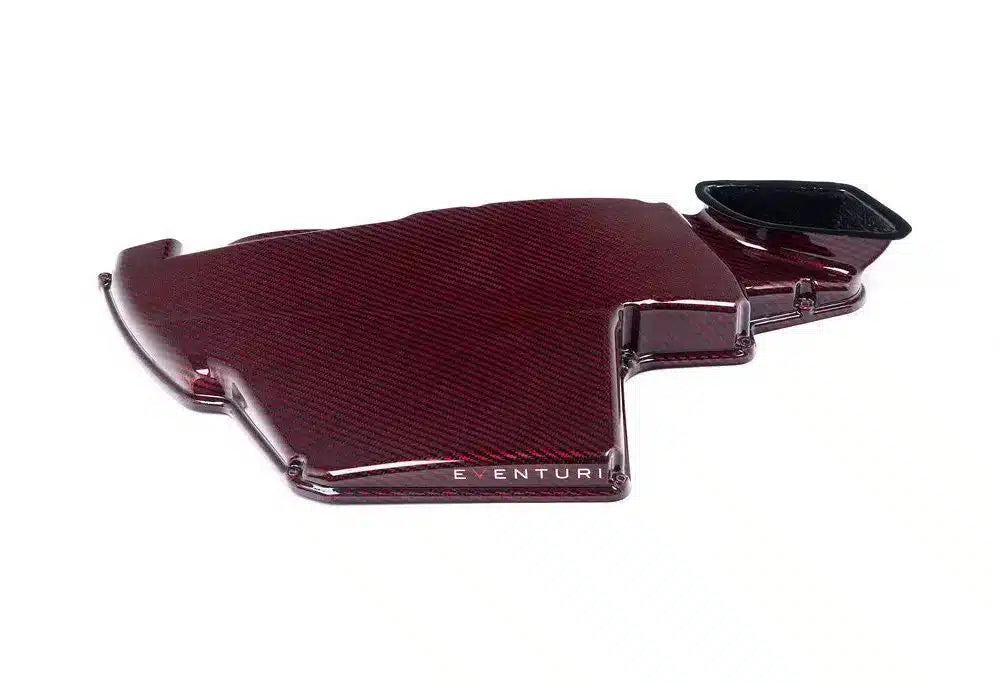 Eventuri Red Kevlar Carbon Airbox Lid for E90, E92, and E93 BMW M3 [EVE-E9X-KV-ARB-R]