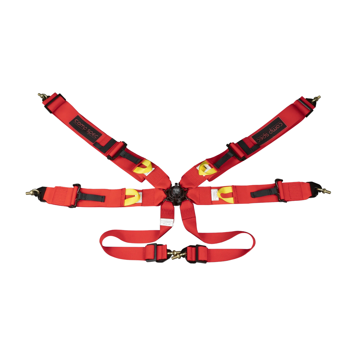 Racing Harness (Comp Spec/6-Point) Black, Purple, Red, Grey