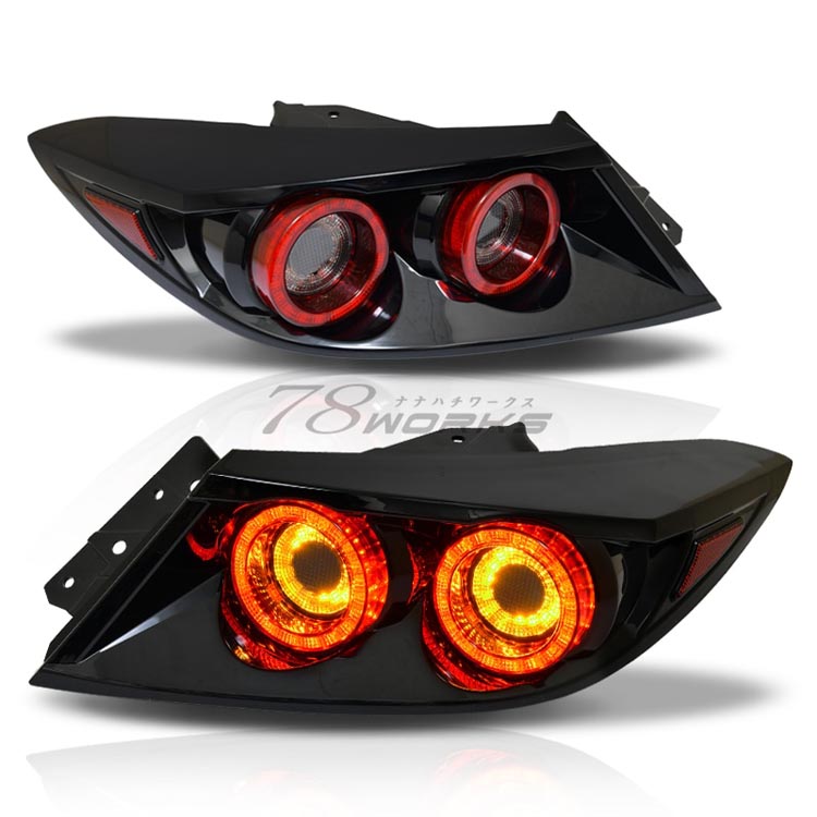 78works 3D Sequential Turn Signal LED Tail Lamp (Red) for Toyota GR86 (ZN8) & Subaru BRZ (ZD8) 2022+