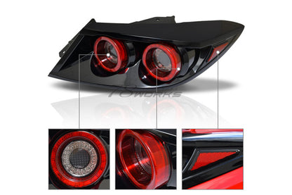 78works 3D Sequential Turn Signal LED Tail Lamp (Red) for Toyota GR86 (ZN8) & Subaru BRZ (ZD8) 2022+
