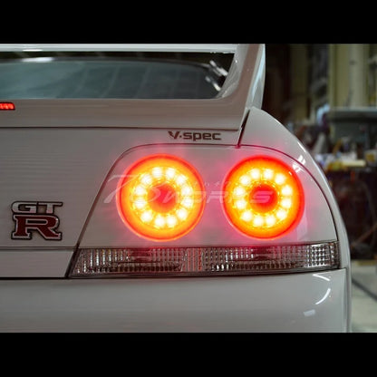 78WORKS R33 Skyline LED Tail Light Unit V2 (Red) - 2 Door Model