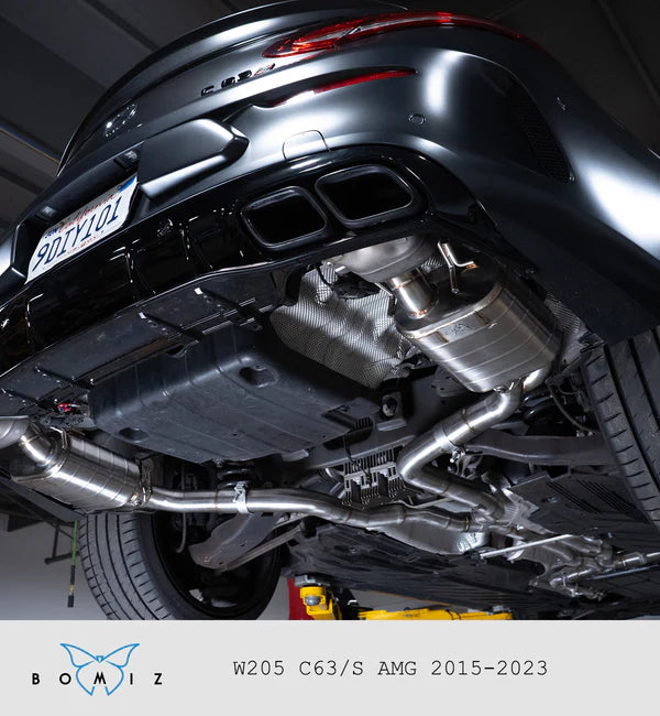 Mercedes W205 AMG C63 C63s Valved Catback Exhaust