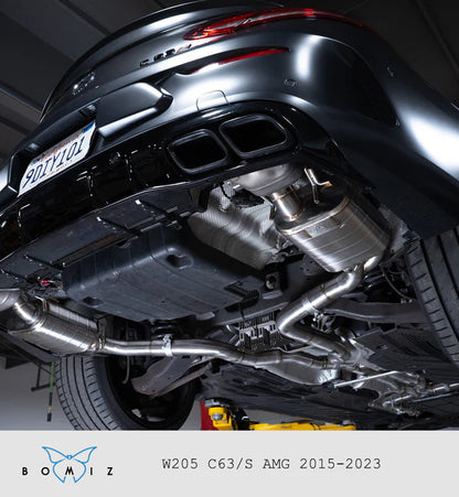 Mercedes W205 AMG C63 C63s Valved Catback Exhaust