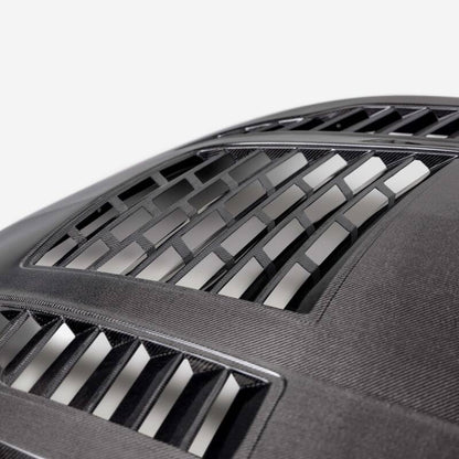 Anderson Composites 2024 Ford Mustang Type-GT4 Double-Sided Carbon Fiber Hood