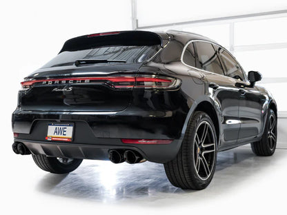 AWE Tuning 19-21 Porsche Macan 3.0T/2.9TT Touring Edition Cat-Back Exhaust w/ Diamond Black Tips