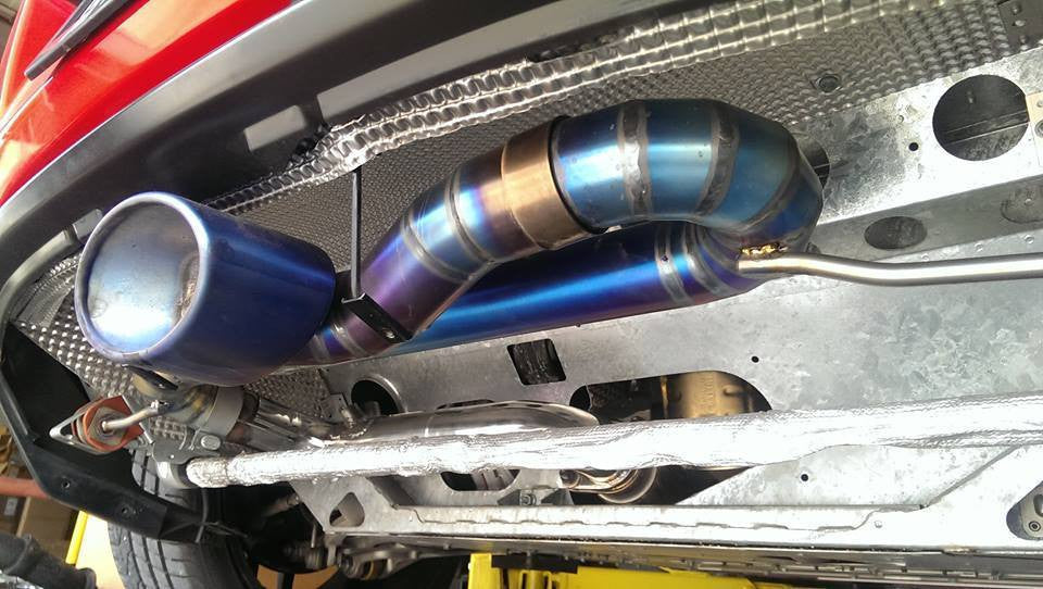 Lotus Evora 2+2 Coupe 3.5L 10-14 Titanium Straight Exhaust System without Resonator