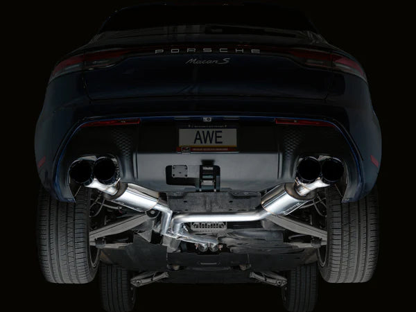 AWE Tuning 19-21 Porsche Macan 3.0T/2.9TT Touring Edition Cat-Back Exhaust w/ Diamond Black Tips