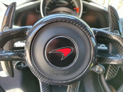 Mclaren MP4-12C 650S 675LT 570S 570GT 600LT 720S 765LT P1 Senna All Years Carbon Fiber Steering Wheel Center Cover